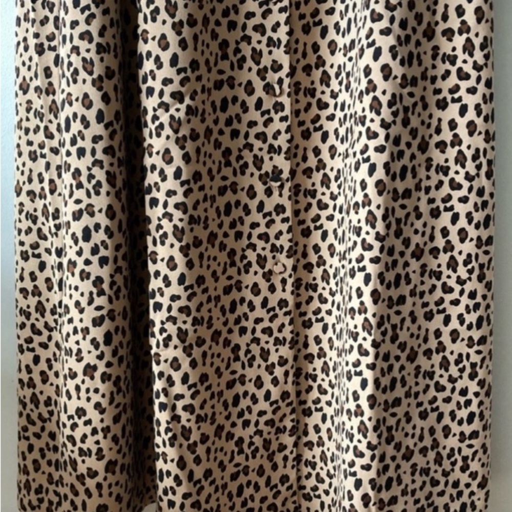 J. Crew Leopard Print Midi Dress - Picture 4 of 15